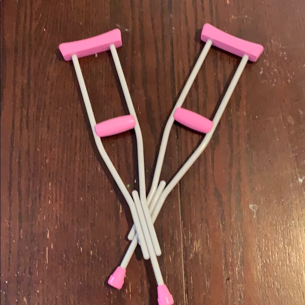 American got doll Crutches